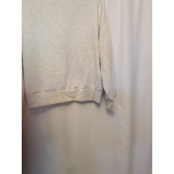 VARLEY 'Hawley' Half Zip Sweatshirt Medium 72% Viscose IVORY nwot MSRP $138 - Picture 5 of 11